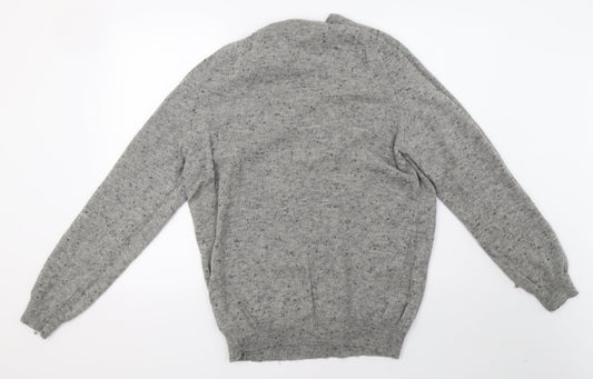 Sainsburys Mens Grey Knit Pullover Sweatshirt Size XL