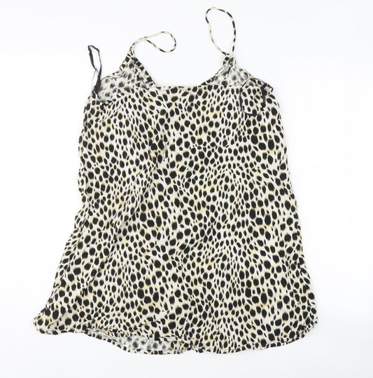 Motel Womens Multicoloured Animal Print Basic Tank Size XS