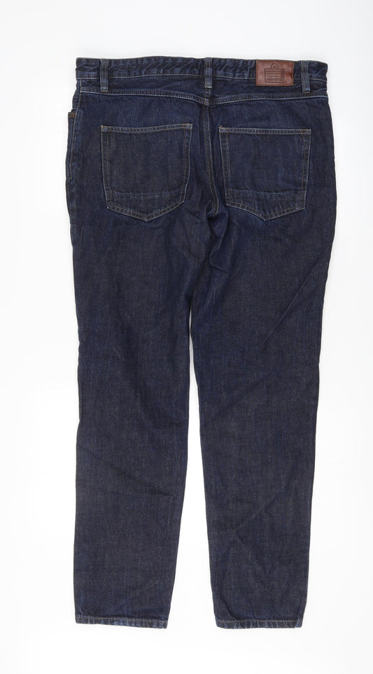 Admiral Womens Blue  Denim Straight Jeans Size 34 L32 in