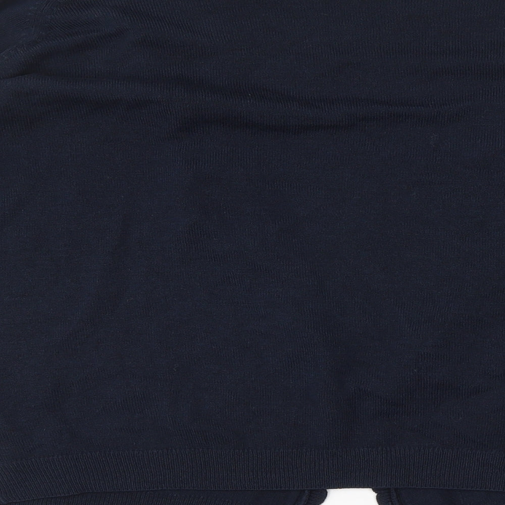 isle Womens Blue Cardigan Jumper Size L