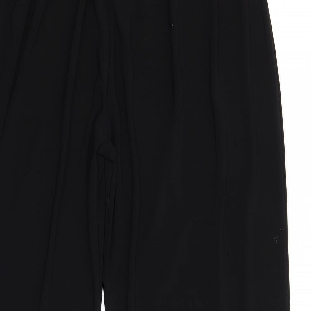 Preworn Womens Black Cropped Trousers Size 2XL L23 in