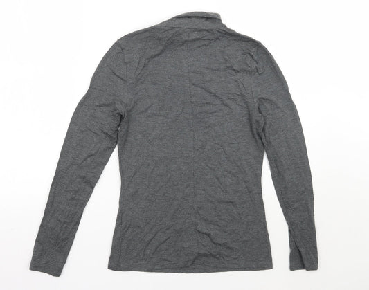 French Connection Womens Grey Basic T-Shirt Size S