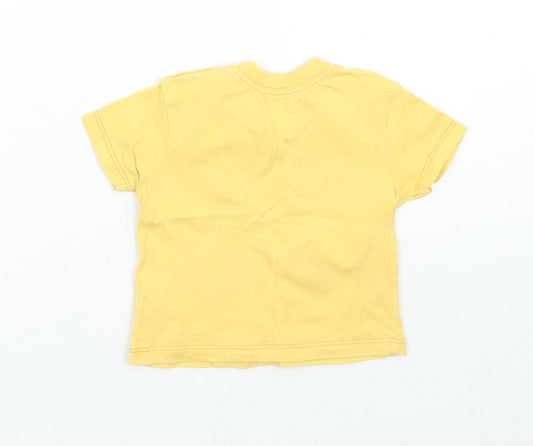 Cherokee Boys Yellow Basic T-Shirt Size 0-3 Months