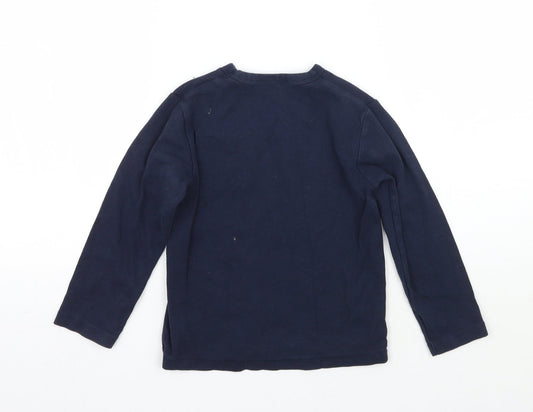 Gap Boys Blue Basic T-Shirt Size 5 Years