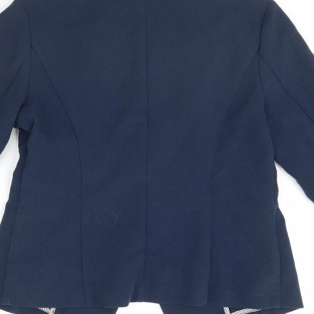New Look Womens Blue Jacket Size 10