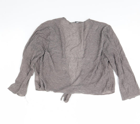 TIGI Womens Grey Jacket Size 14