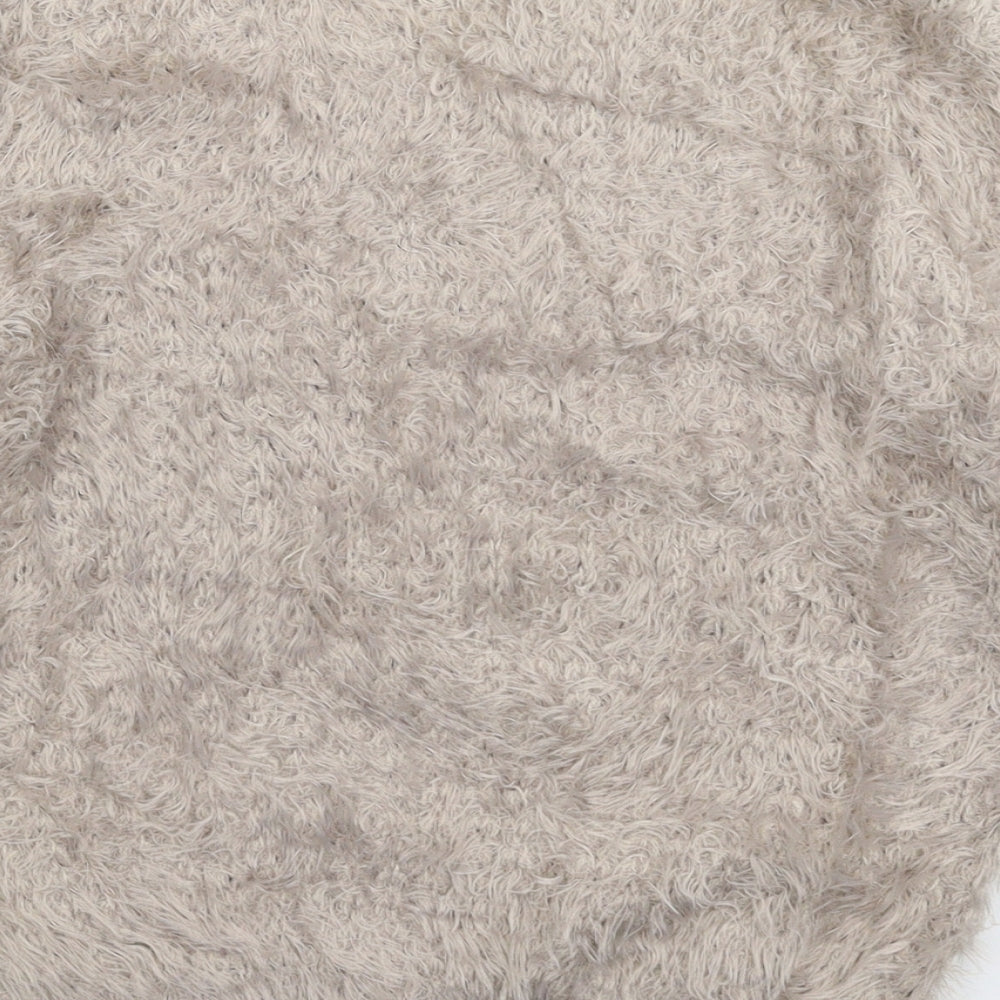 Darling Womens Grey Knit Pullover Jumper Size 10