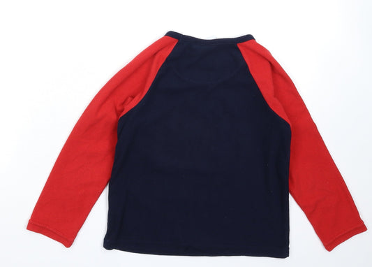 Primark Boys Multicoloured Fleece Pullover Sweatshirt Size 6-7 Years - Avengers