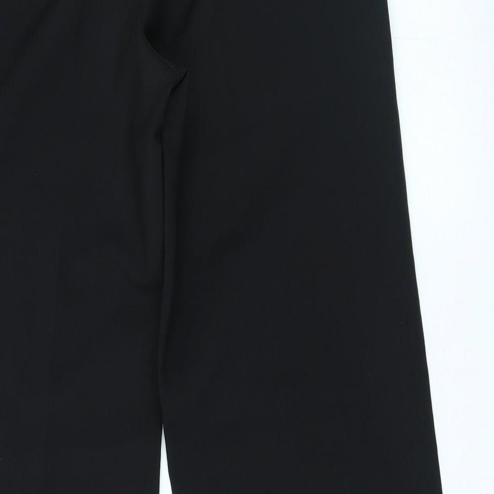 New Look Womens Black Trousers Size 10 L28 in