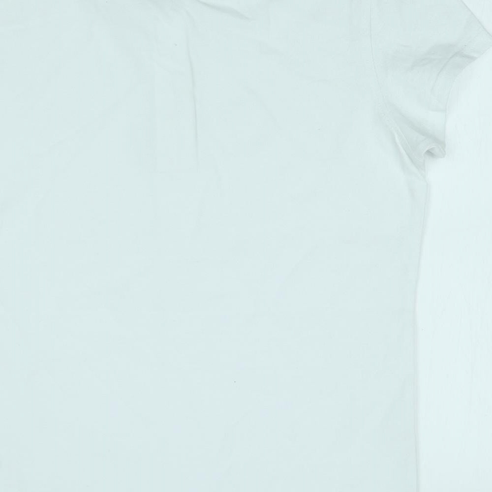 George Girls White Basic Polo Size 14-15 Years
