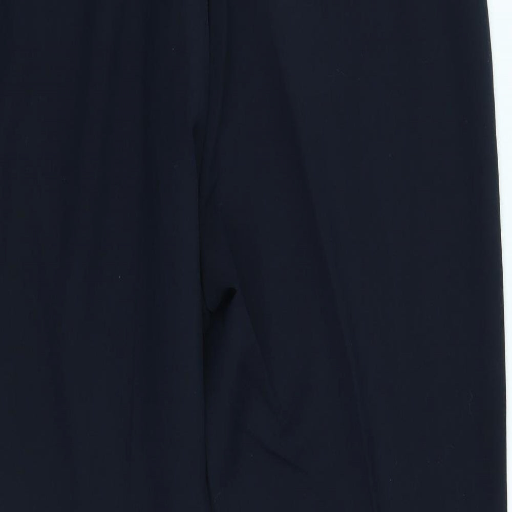 Classic Womens Blue Capri Trousers Size 16 L25 in