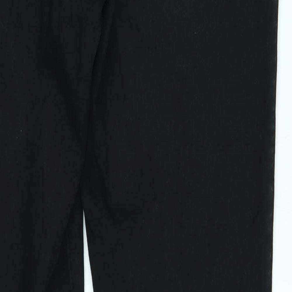 Brand and care label for denim co women’s black jegging jeans, size UK 6, 28-inch leg