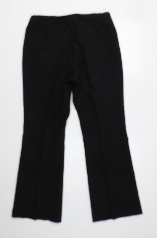Classics Collection Womens Black Dress Pants Trousers Size 14 L30 in