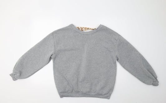 Cherry Koko Womens Grey Pullover Sweatshirt Size M - Golden Chain