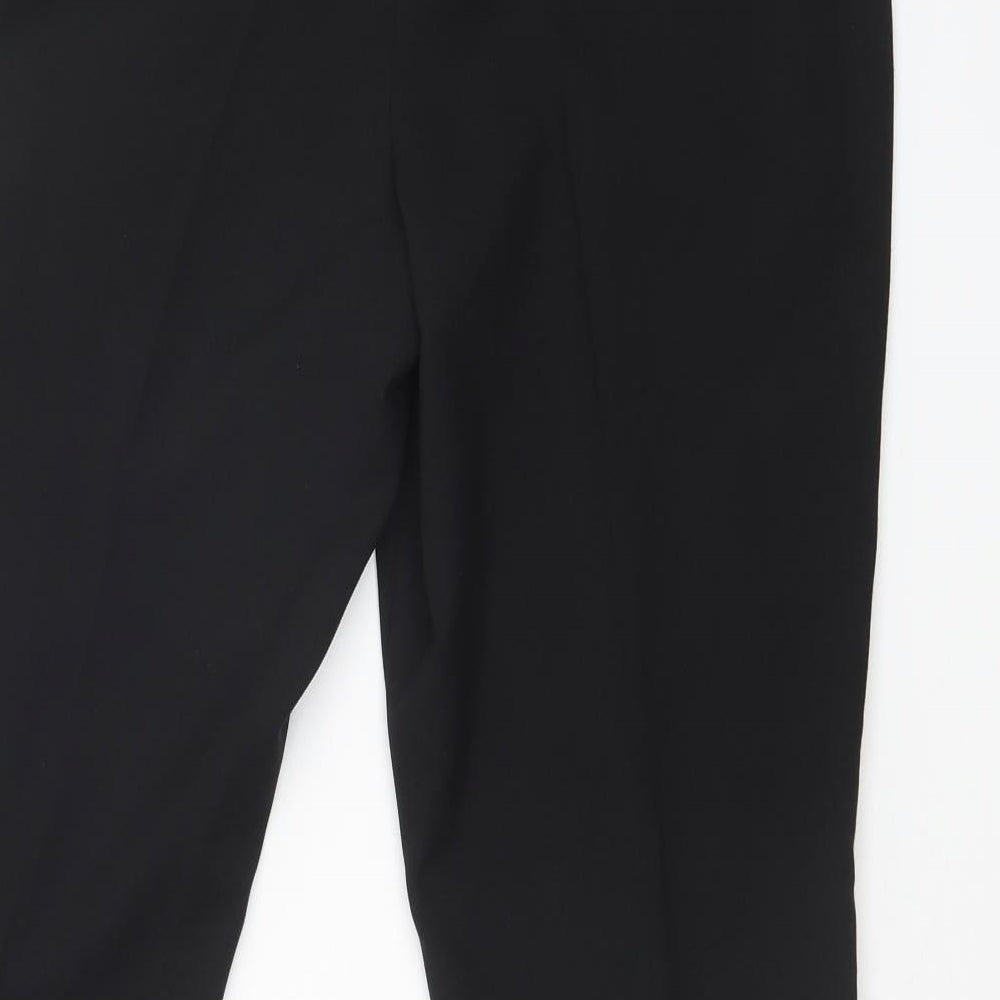 E-vie Womens Black Dress Pants Trousers Size 12 L27 in