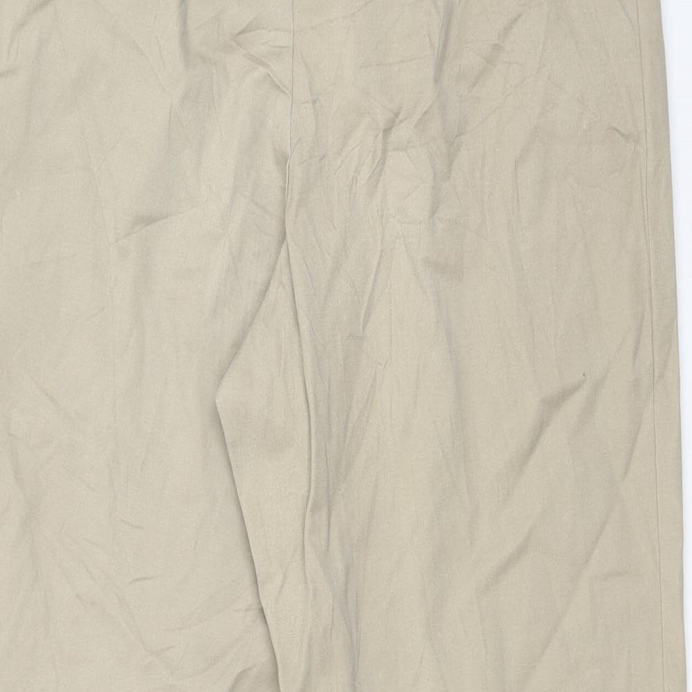 Preworn Womens Beige Trousers Size 34 in L27 in
