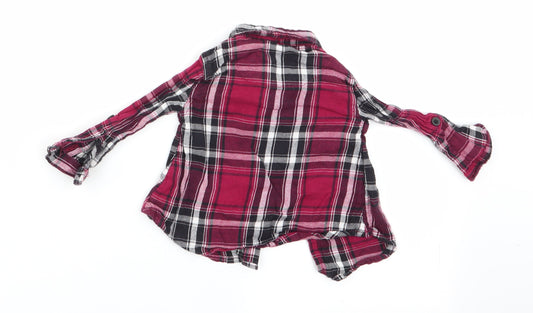 Primark Boys Red Check Basic Button-Up Size 6-9 Months