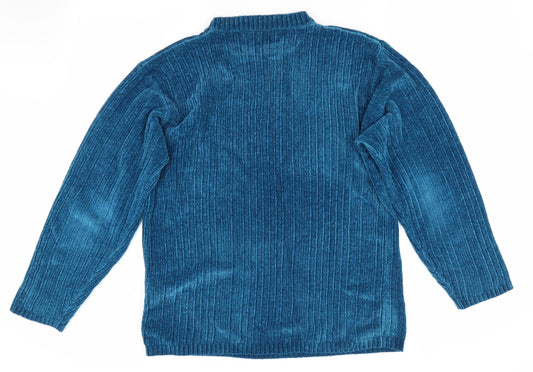 Preworn Mens Blue Pullover Jumper Size S