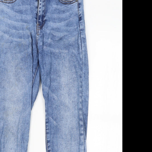 Preworn Womens Blue Straight Jeans Size 10 L26 in