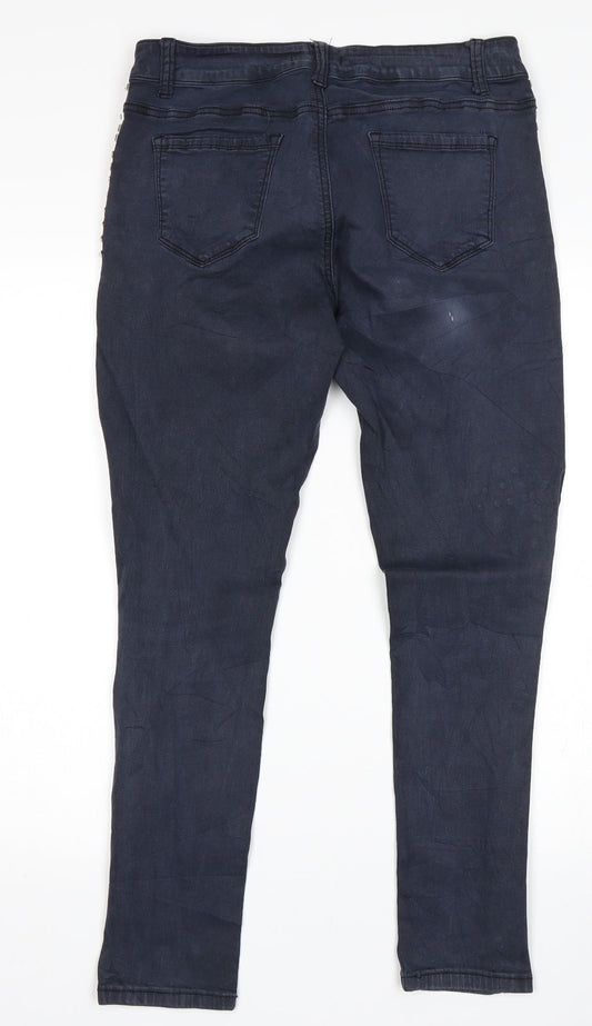 Sixte Womens Blue Skinny Jeans Size XL L28 in