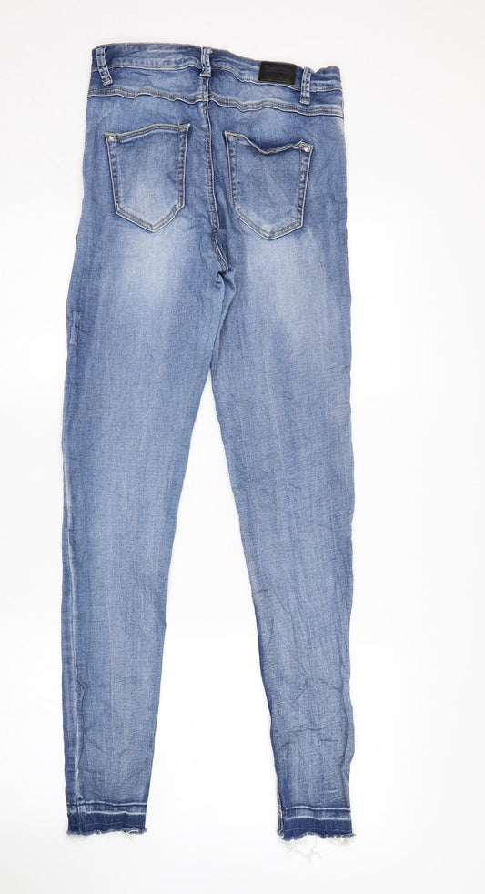 L&D Womens Blue Skinny Jeans Size 10 L30 in