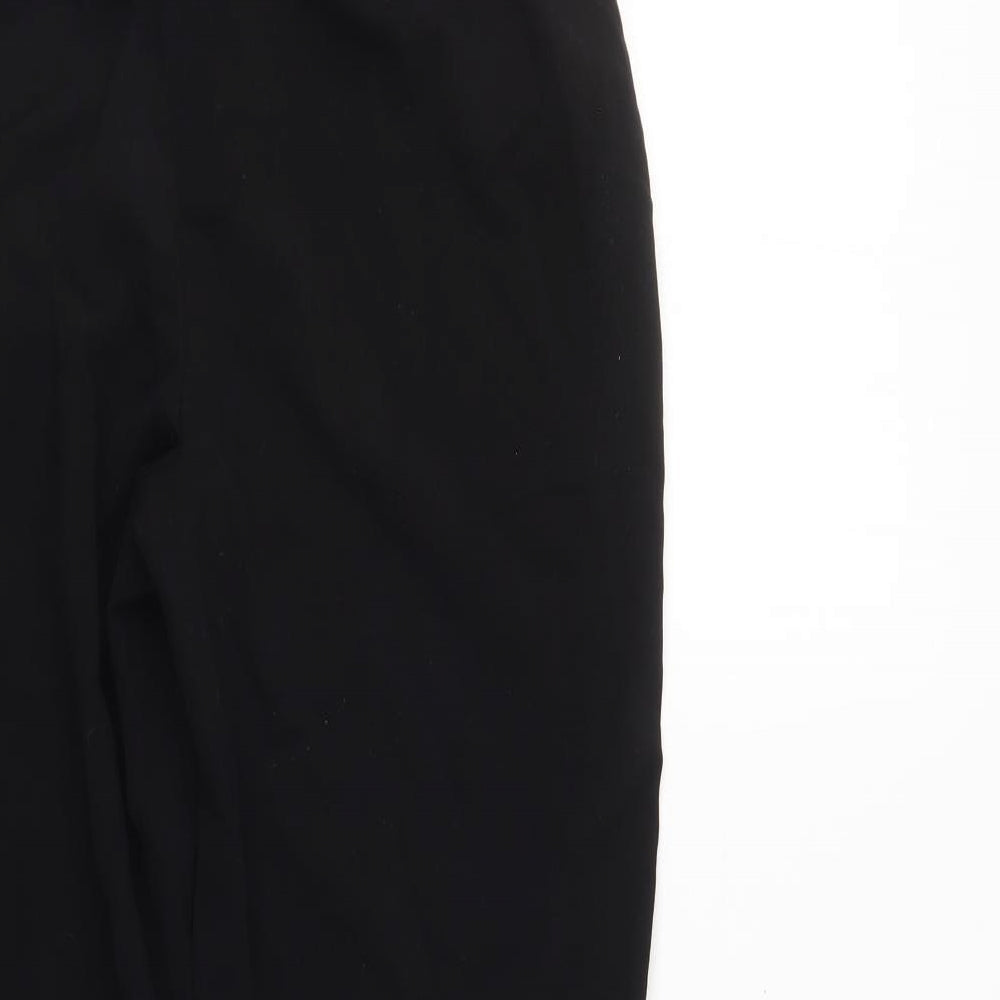 MARISOTA Womens Black Trousers Size 12 L27 in