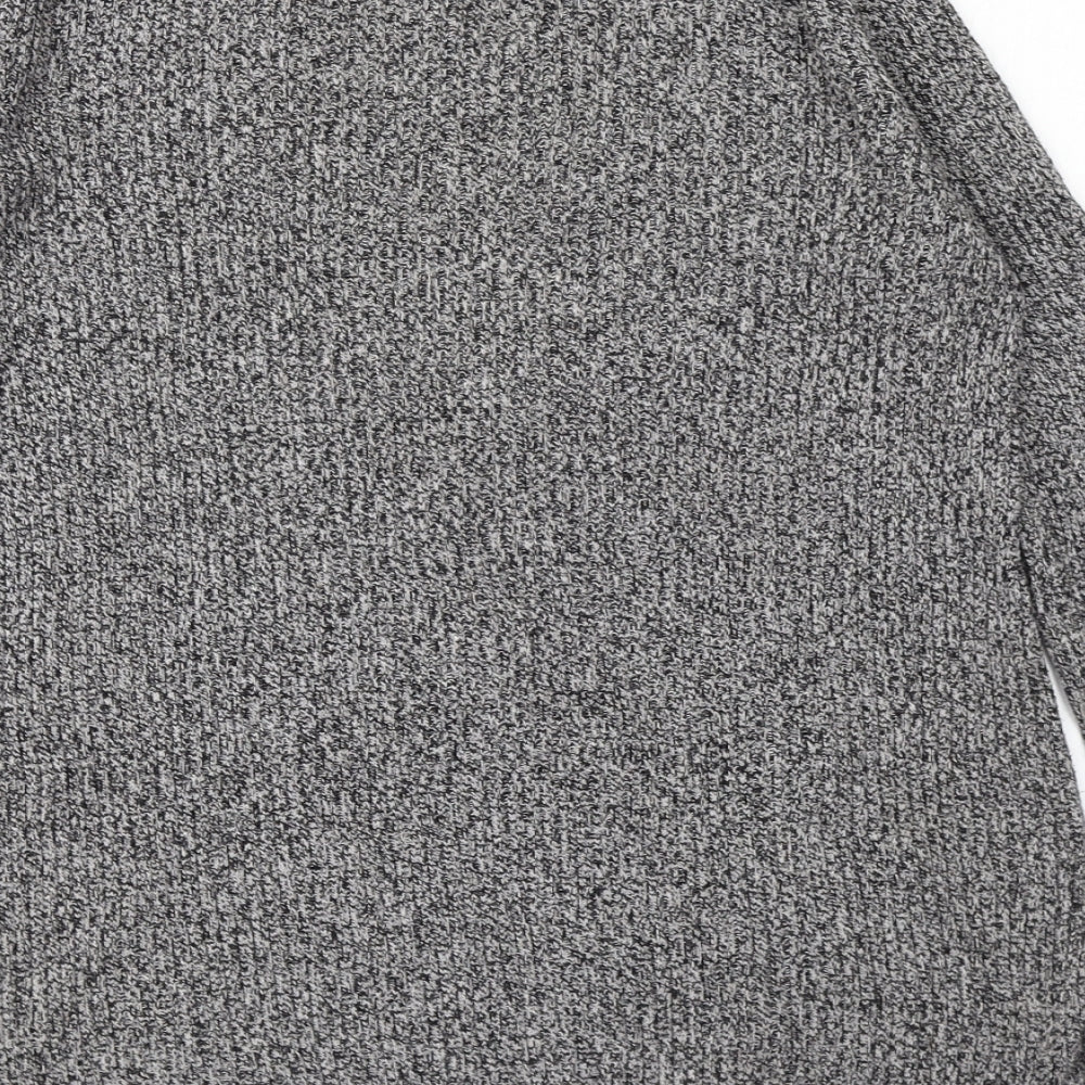 H&M Womens Grey Knit Pullover Jumper Size S