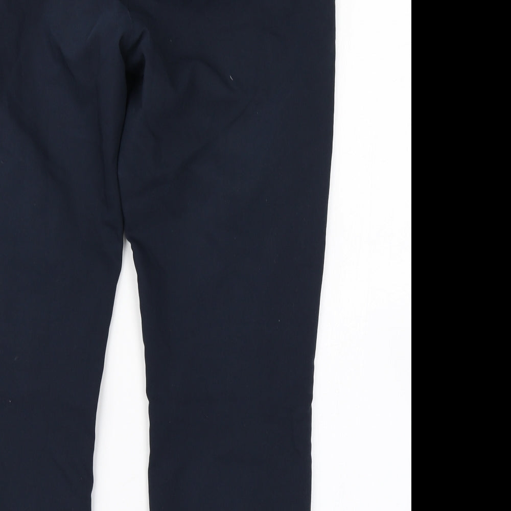 H&M Womens Blue Dress Pants Trousers Size 10 L25 in