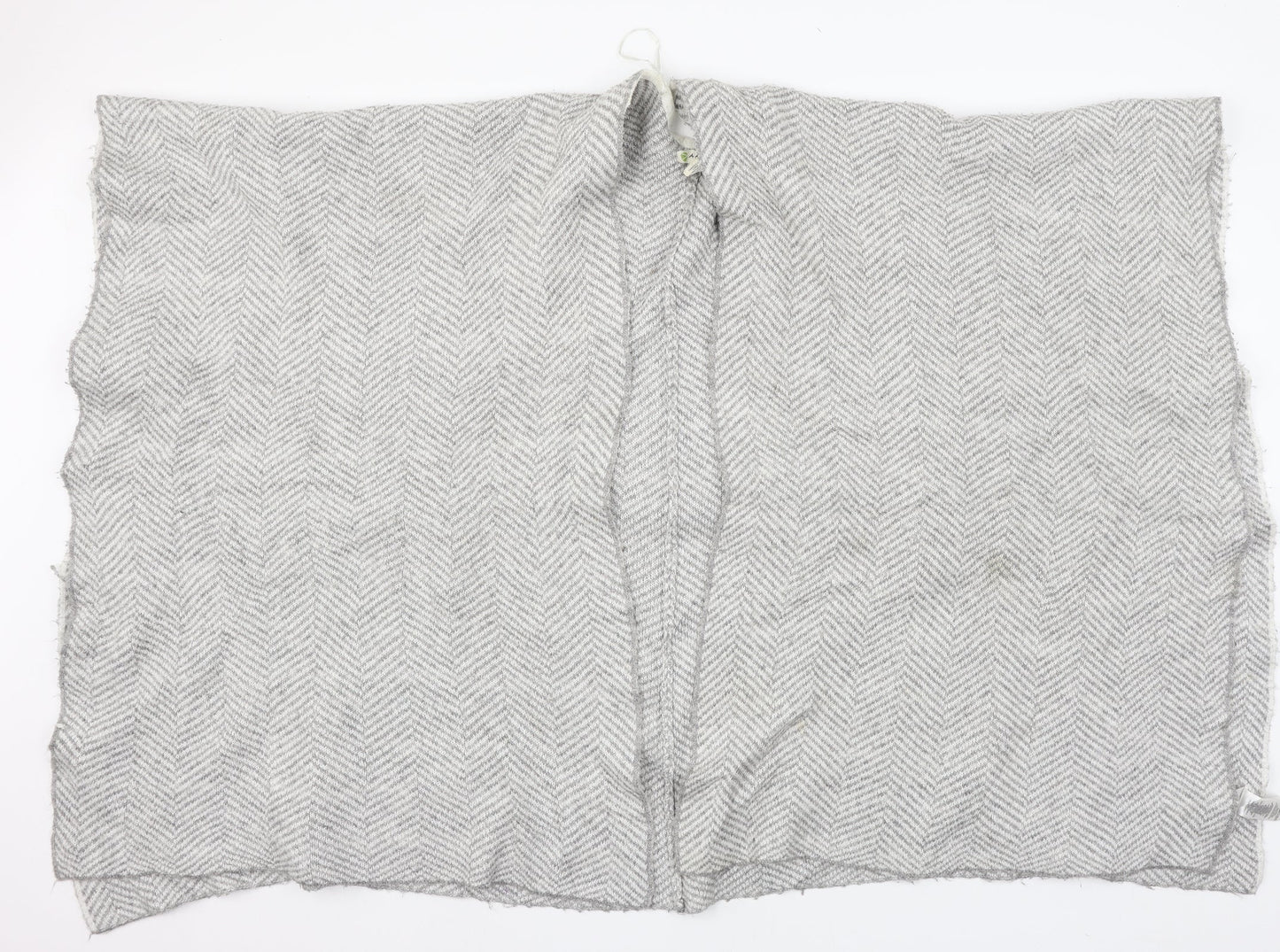 DAKINI Womens Grey Striped Knit Shawl/Wrap