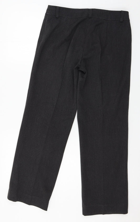 Prewron Womens Grey Trousers Size 32 in L27 in
