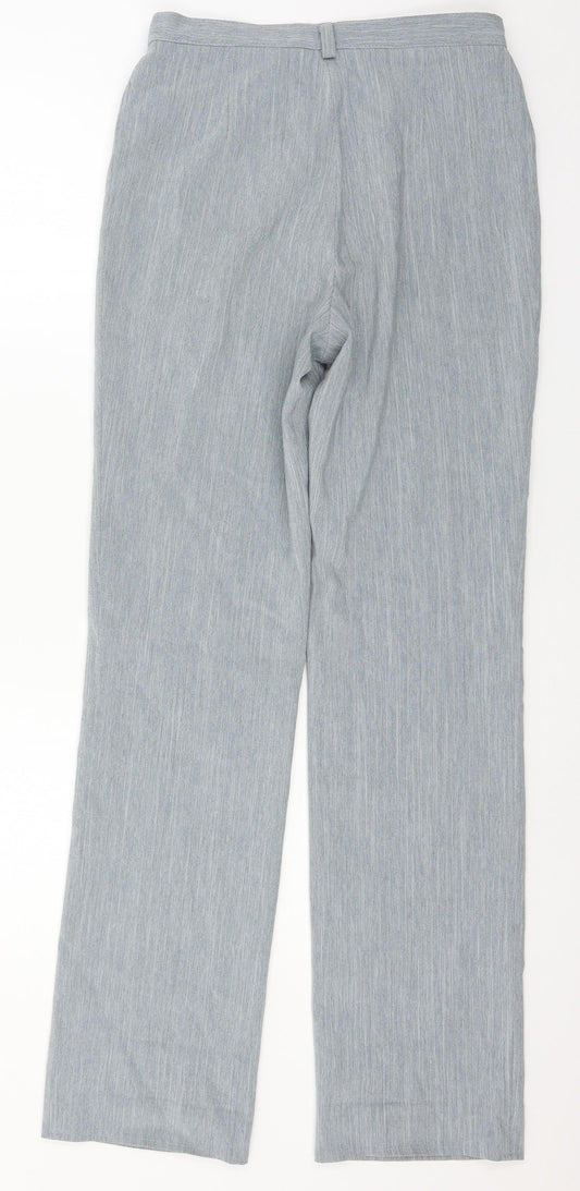 Eva Womens Blue Trousers Size 28 in L32 in