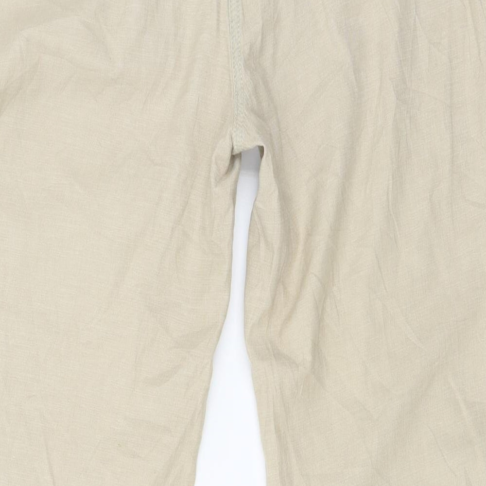 Per Una Womens Beige Trousers Size 14 L27 in