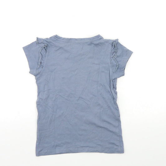 LILY&DAN Boys Grey Basic T-Shirt Size 7-8 Years