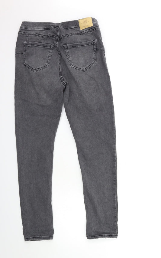 Preworn Womens Grey Denim Jegging Jeans Size 26 in L29 in