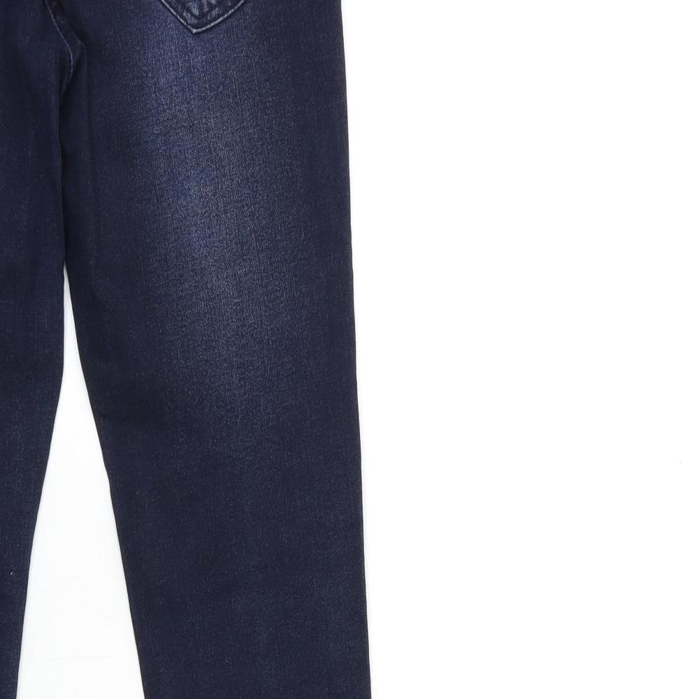 Denim 24/7 Womens Blue Denim Skinny Jeans Size 10 L29 in