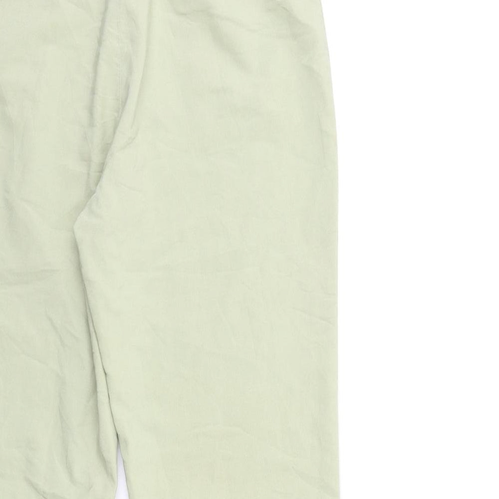 Preworn Womens Green Trousers Size 28 in L28 in