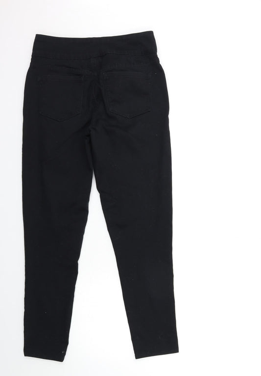 French Dressing Jeans Womens Black Denim Jegging Jeans Size 10 L28 in