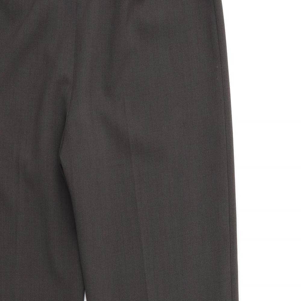 MINUET Womens Grey Trousers Size 14 L30 in