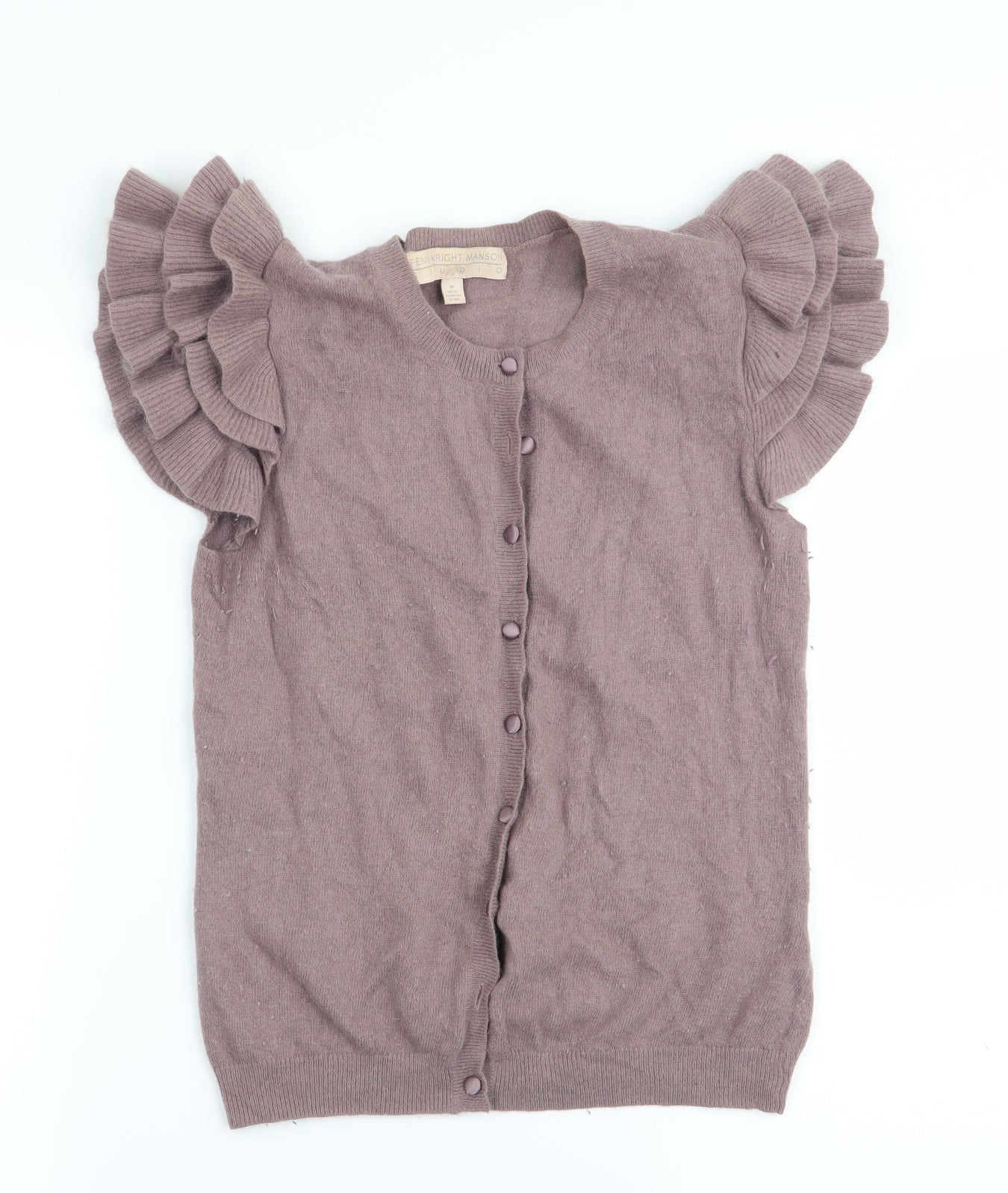 Fenn Wright Manson Womens Pink Cardigan Jumper Size 12