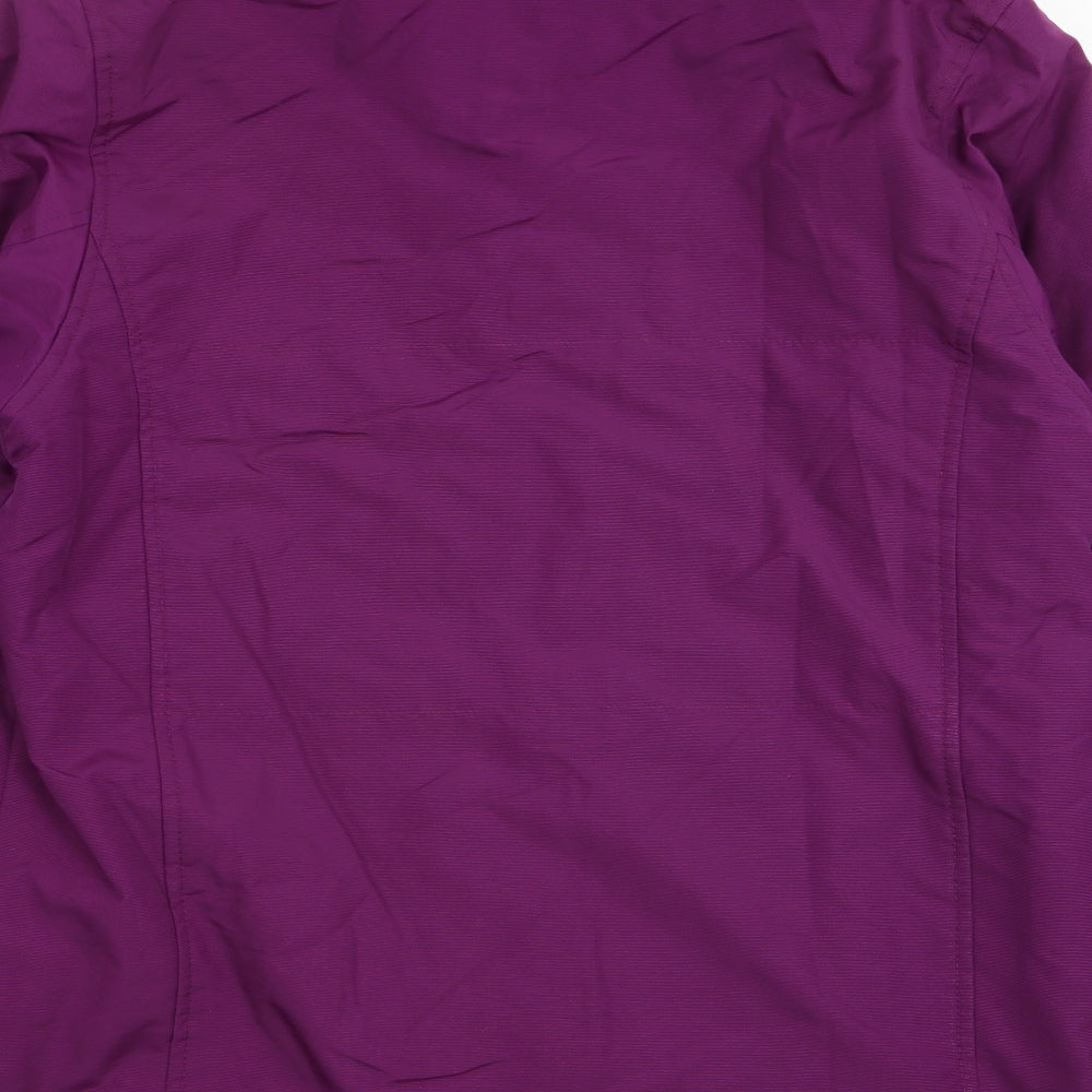 Maine Womens Purple Jacket Coat Size 10