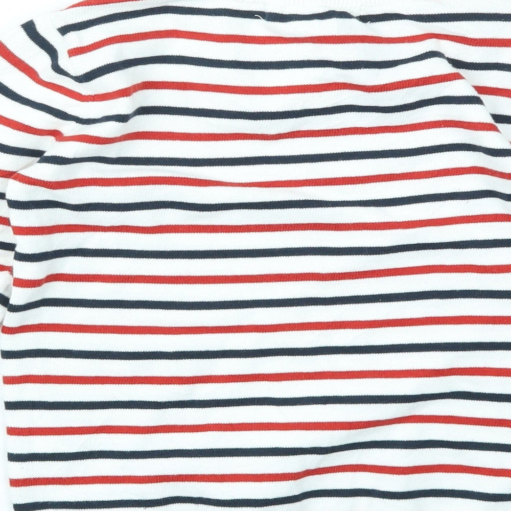 H&M Boys Multicoloured Striped Pullover Jumper Size M
