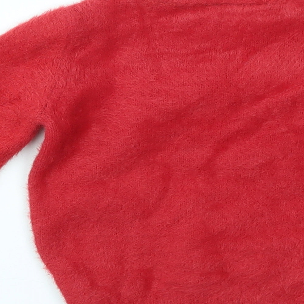 TU Girls Red Pullover Jumper Size 2-3 Years