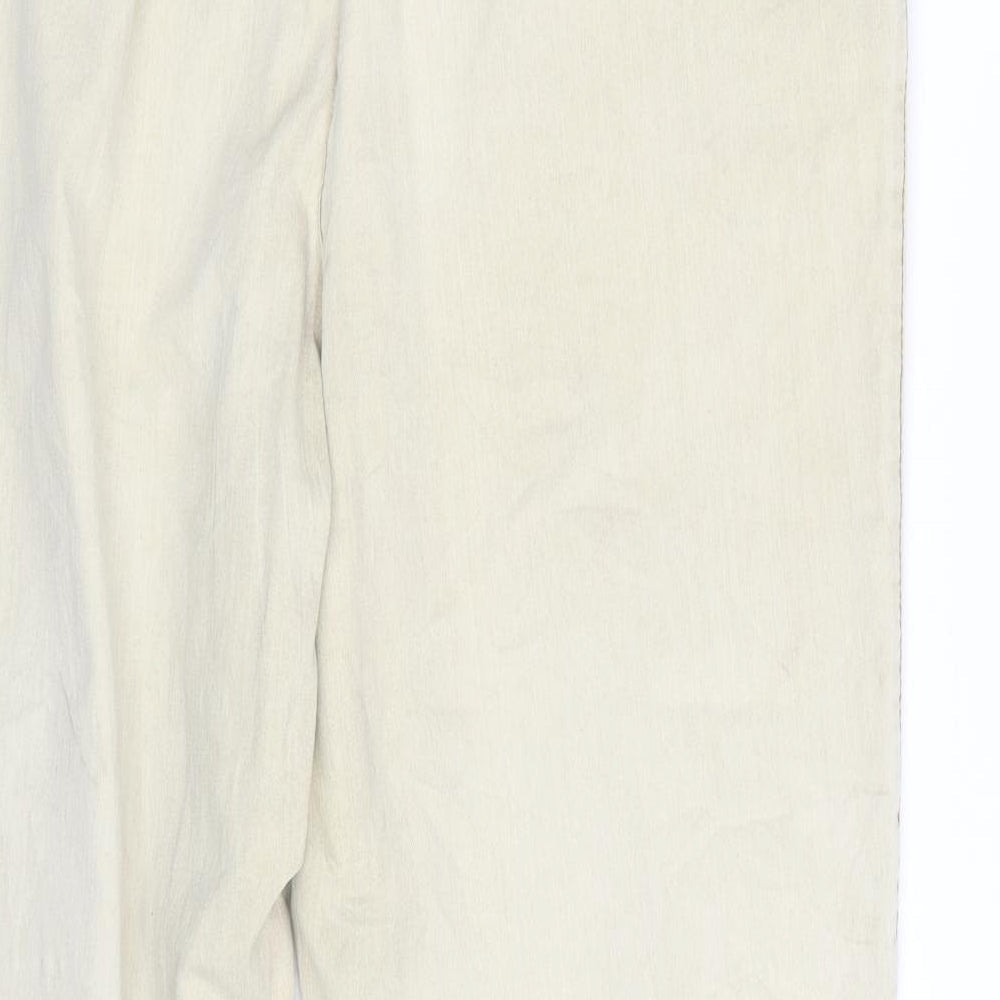 Preworn Womens Beige Trousers Size 36 L26 in