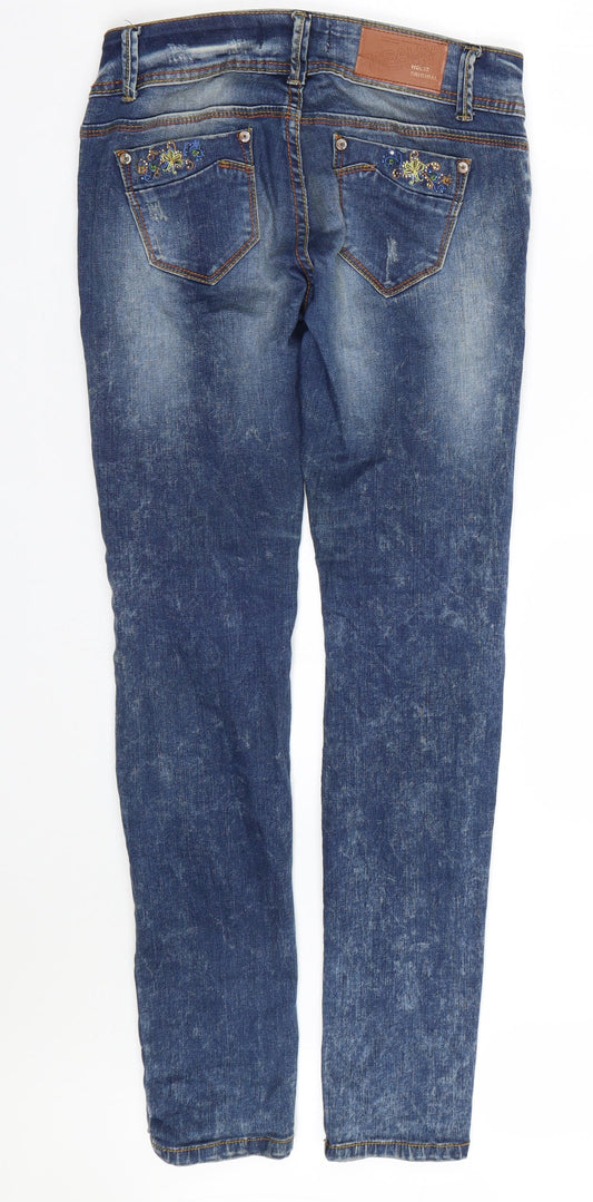 Resala Womens Blue Denim Skinny Jeans Size 28 L28 in