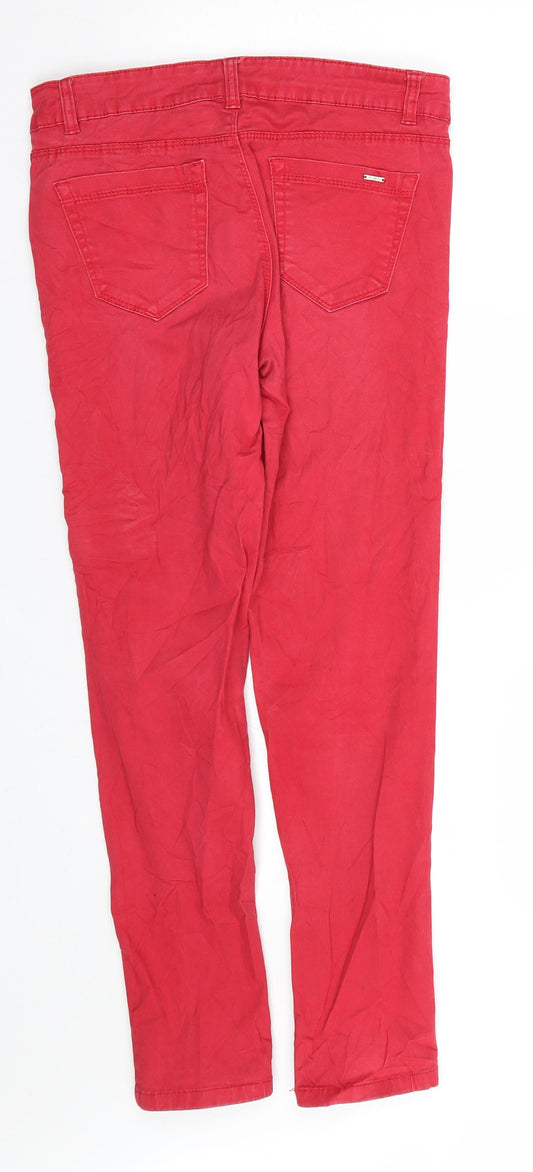 Top Secret Womens Red Skinny Jeans Size 8 L27 in