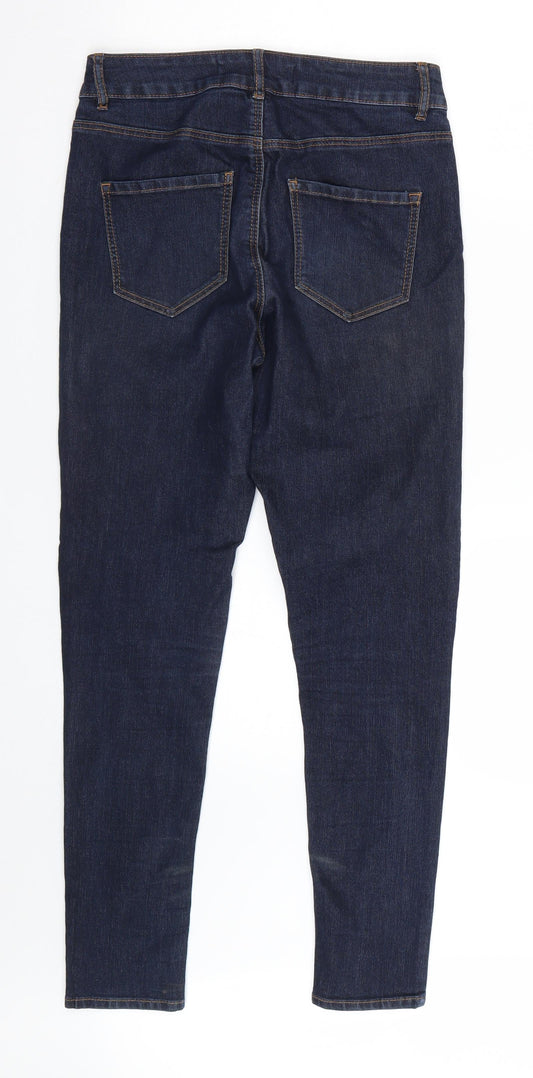 George Womens Blue Skinny Jeans Size 8 L26 in