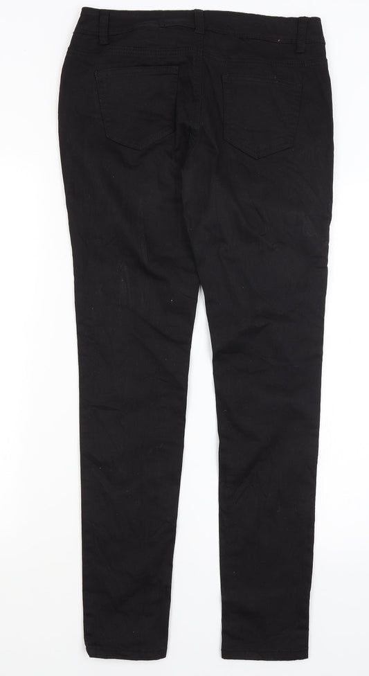 Seventy Seven Womens Black Skinny Jeans Size L L30 in