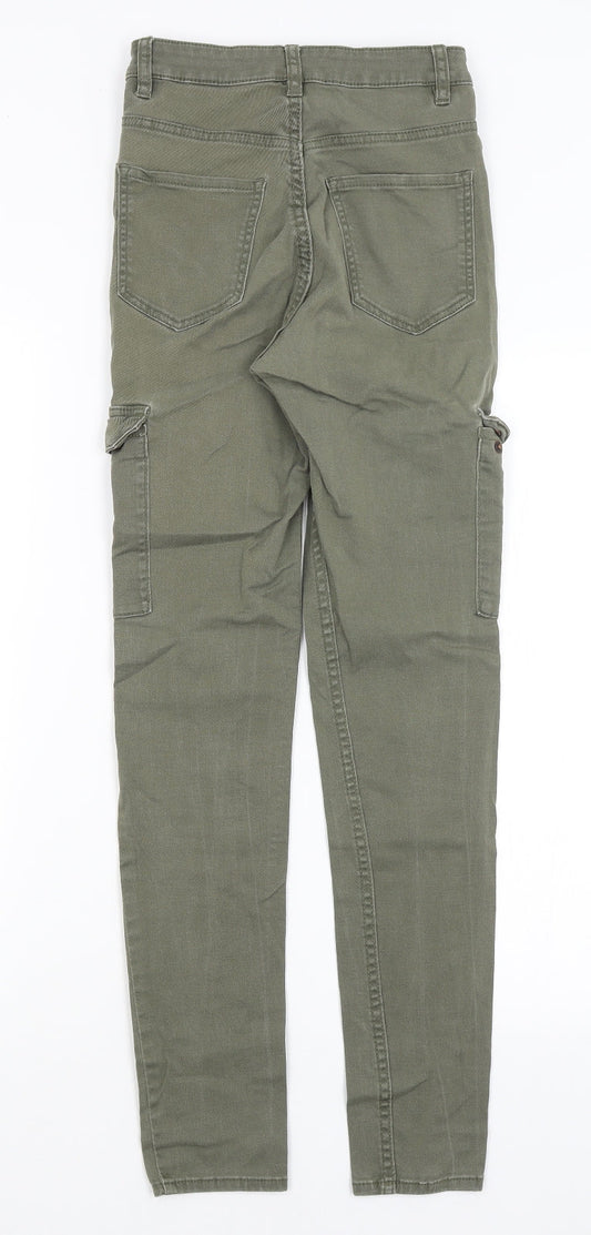 Divided Womens Green Skinny Jeans Size 6 L28 in