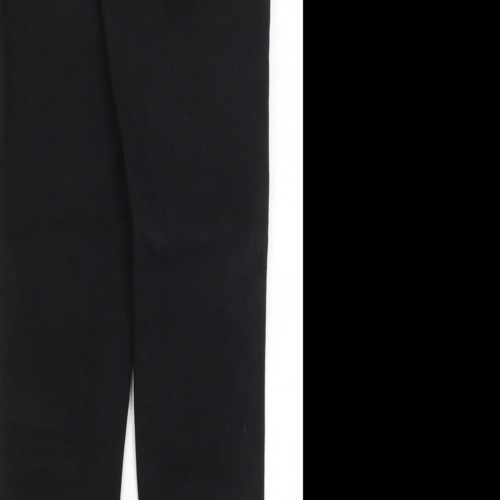Brand and care label for Denim Co women’s black skinny jeans, size UK 10, 28-inch leg