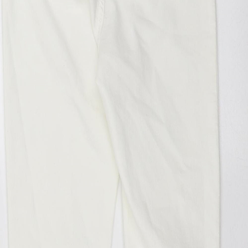 Marks and Spencer Womens White Denim Skinny Jeans Size 8 L28 in